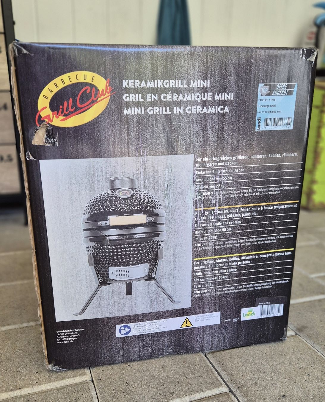 Griglie: Keramikgrill neu und originalverpackt – Nuovo e nell'imballaggio originale da Brunnadern venduto da ginalaura92 3