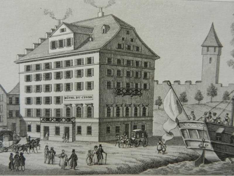 Incisioni: Luzern Schwanenplatz selten – Usato da Risch venduto da Rischli15 1