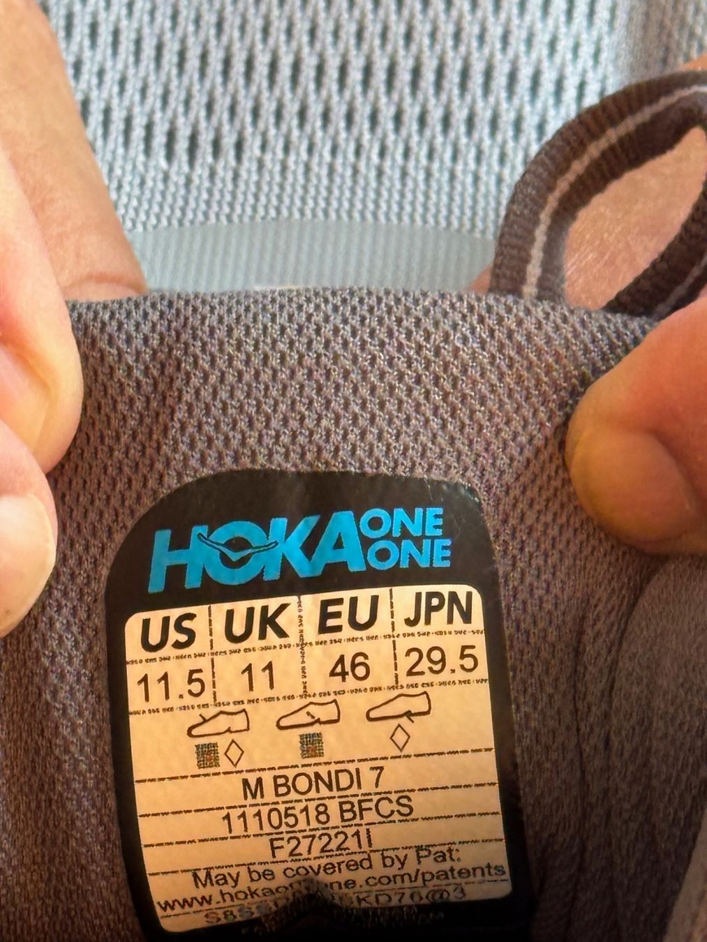 Hoka One One Herrenschuhe: Hoka Bondi7, Gr 46, US 11,5, hellblau – Neu (gemäss Beschreibung) aus Bülach von cleo1804 4