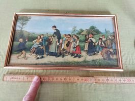 Albert Anker Schulspaziergang, Bild Schule, Bild Seeland