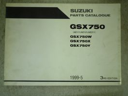 Ersatzteil -Katalog Suzuki GSX 750   1999-5