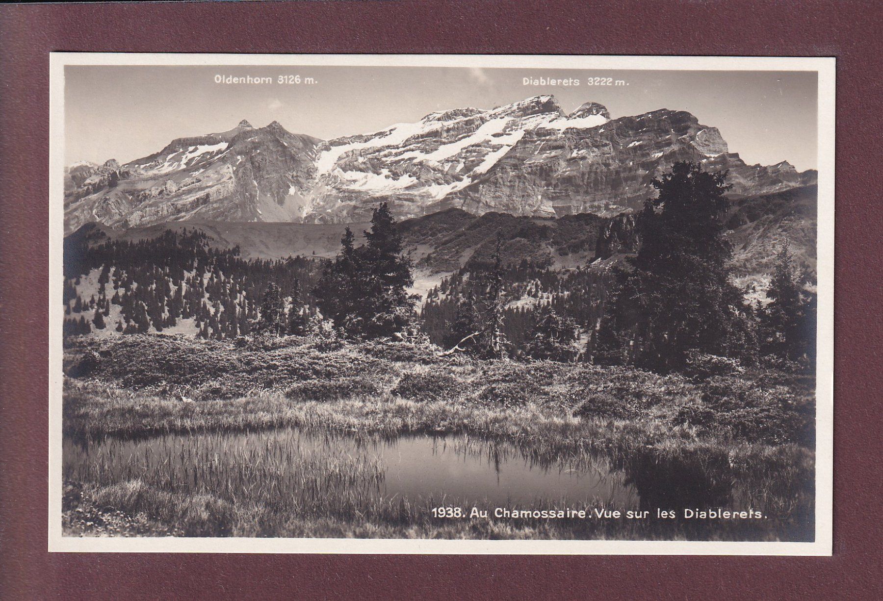 Cartes postales: Au CHAMOSSAIRE - Diablerets – D'occasion à Pully par nicecards