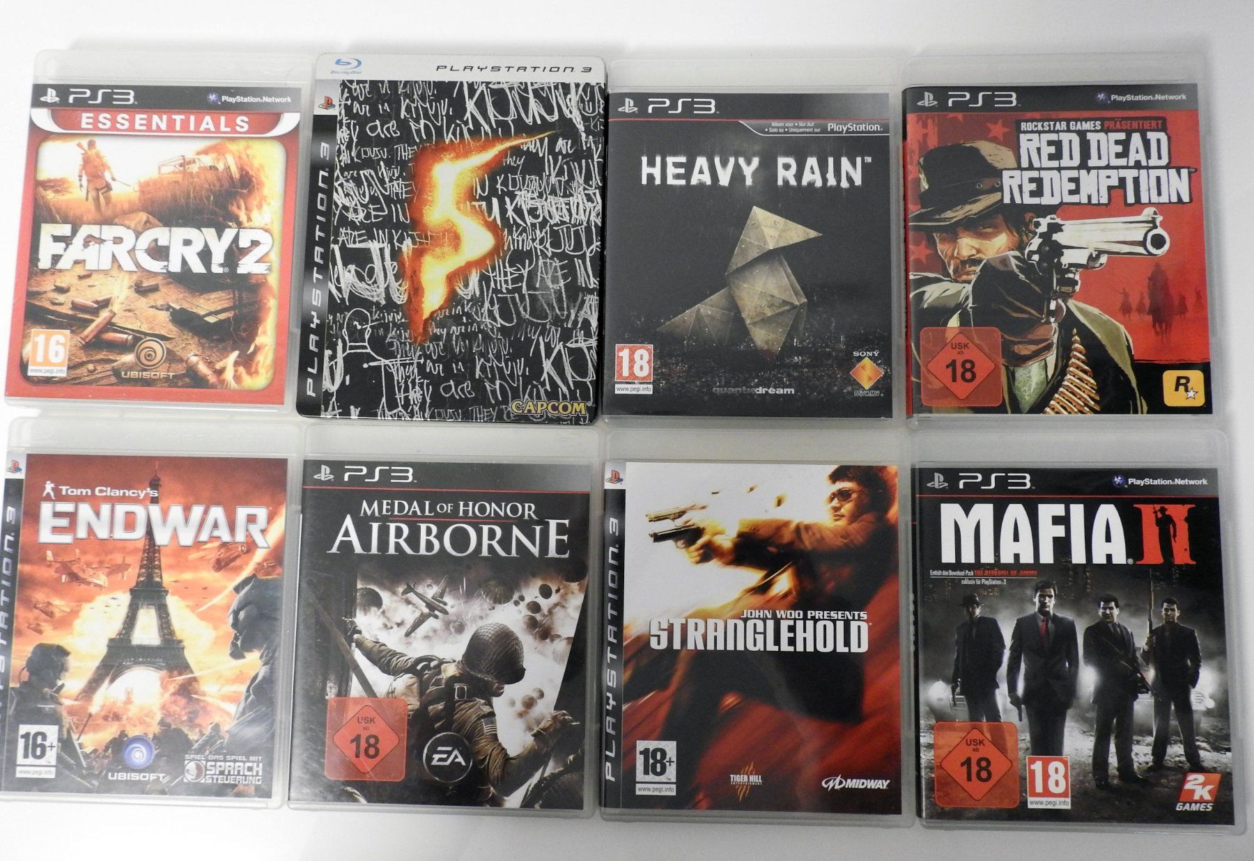 Sony Konsolen: 2 x Playstation 3 mit 48 Games + 4 Controllern – Gebraucht aus Zürich von  4