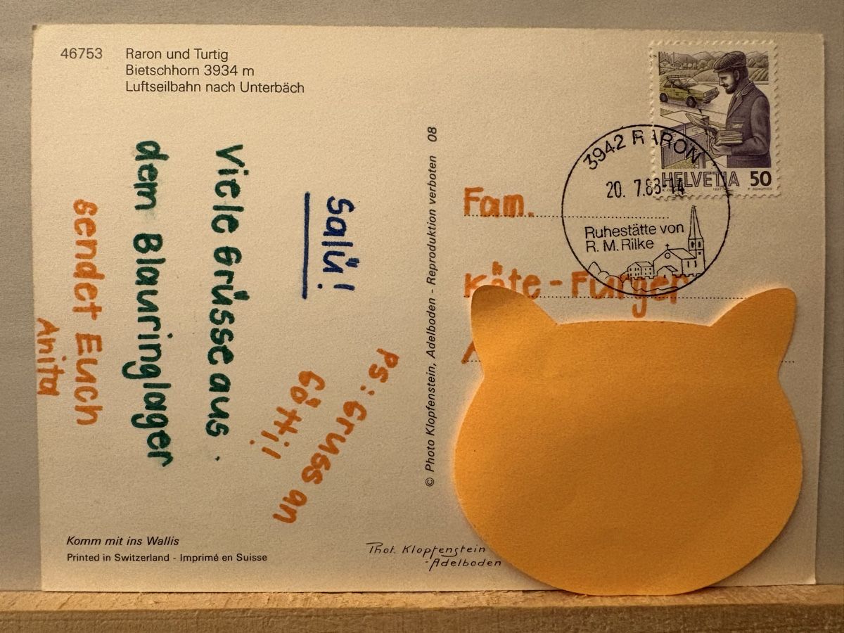 Cartoline postali: AK von Raron & Turig Bietschhorn – Usato da Rümlang venduto da Kartenpost1 1