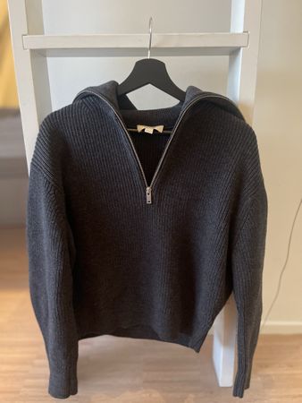 COS sweater with a zipper