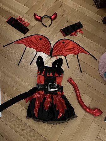 Déguisement Halloween Diablesse 4-8 ans 