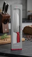 Victorinox Swiss Classic Santoku Messer rot