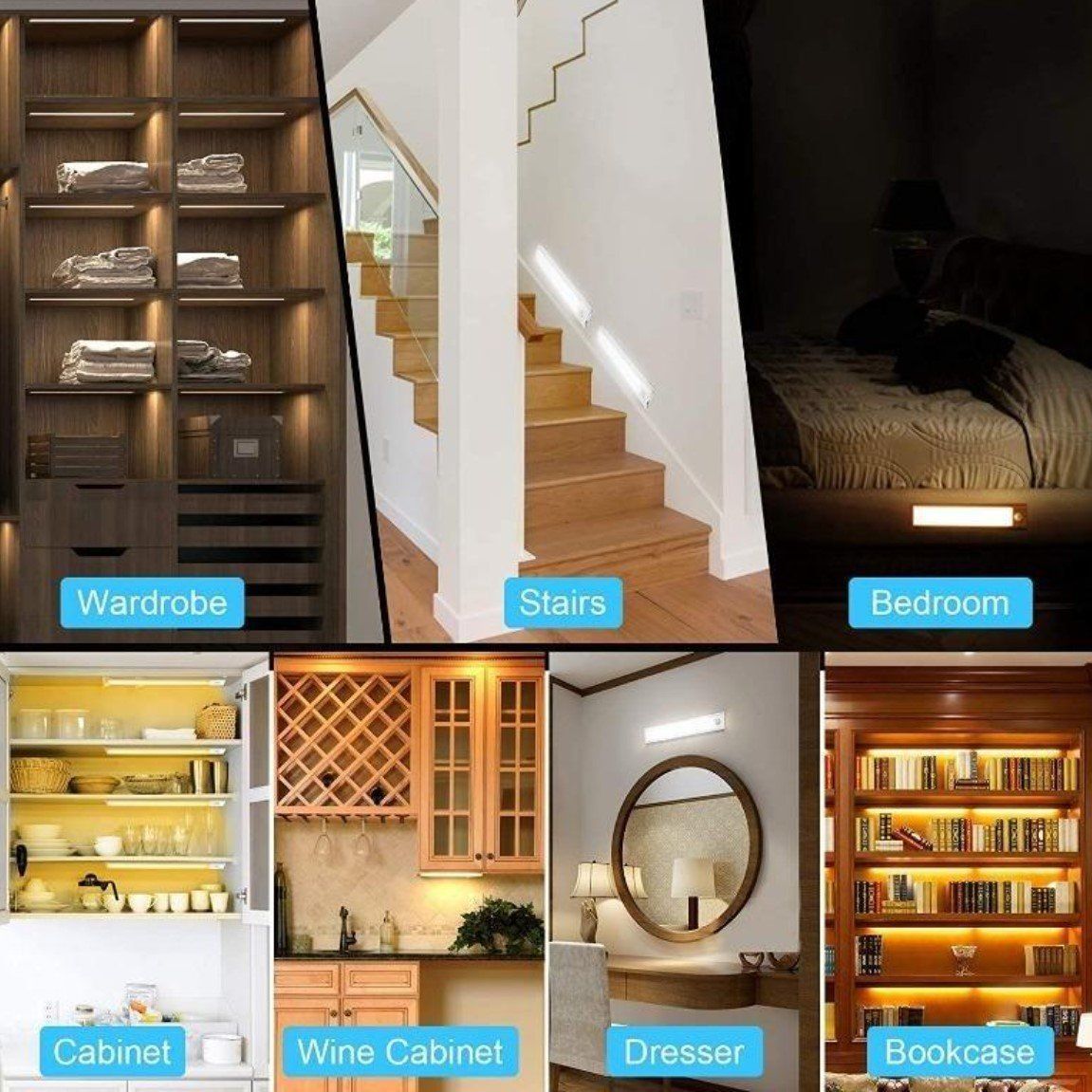 Lampade: LED Lichtleiste (40cm) mit Bewegungssensor + Akku – Nuovo e nell'imballaggio originale da Rorschacherberg venduto da elektrofreak 4