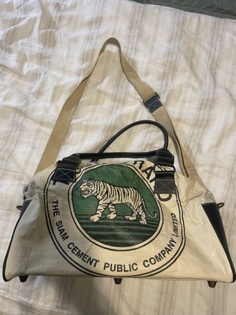 Elphbo Kurztrip Tasche mit Green Tiger Motiv guter Zustand