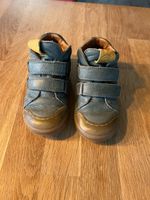Kinderschuhe Leder blau Grösse 24 gebrauchter Zustand