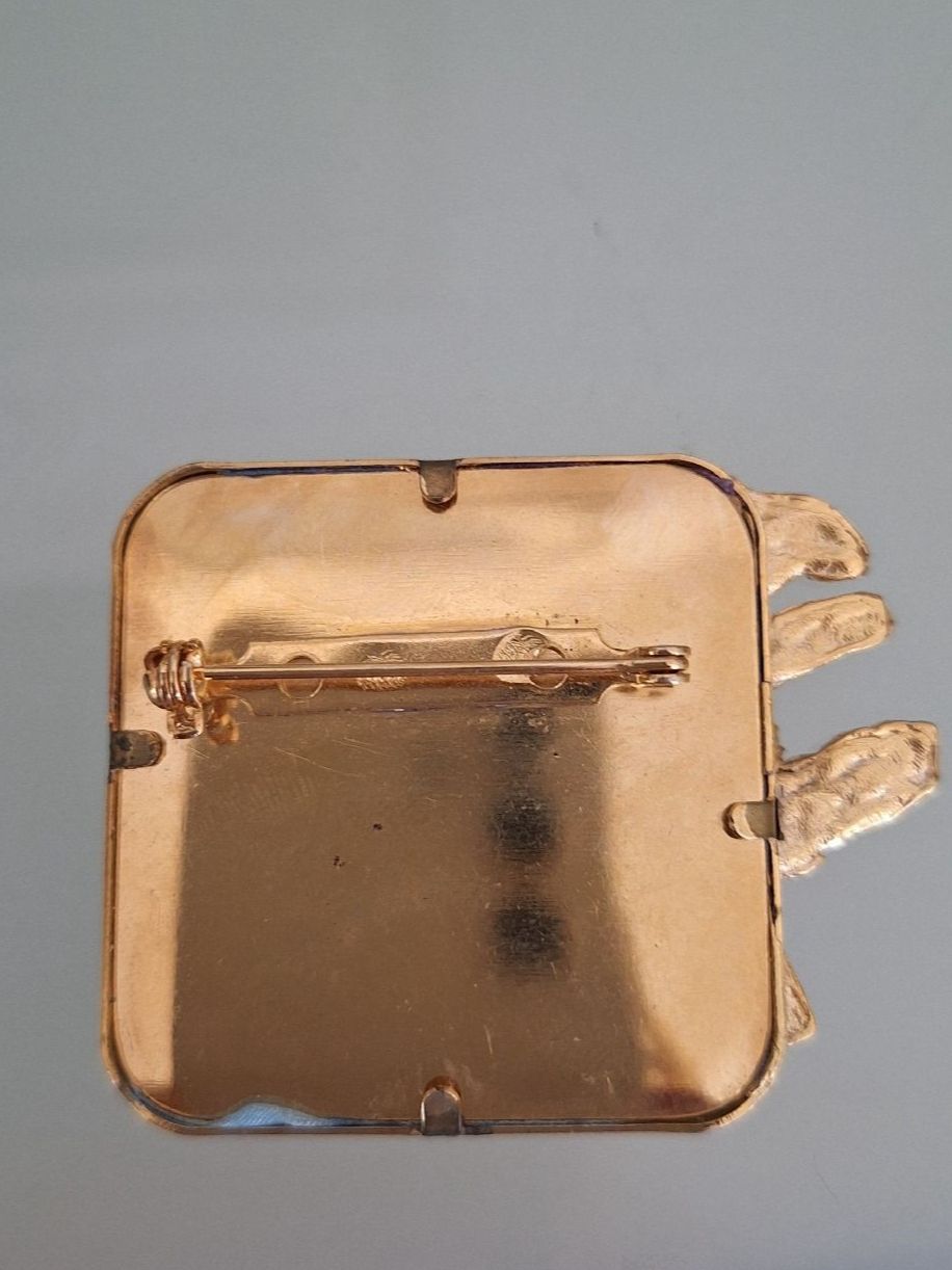 Broches & Aiguilles: Brosche mit Original Gemälde Einzelstück. – D'occasion à Kerzers par ExpressoTerreno 1