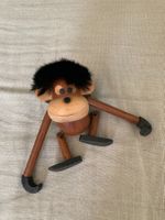 Teakholz-Figur Affe (Vintage)