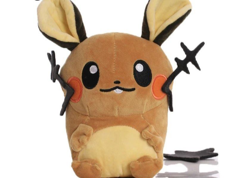 Giocattoli: Pokémon Dedenne Plushie – Nuovo e nell'imballaggio originale da Cortaillod venduto da CelestiumCards