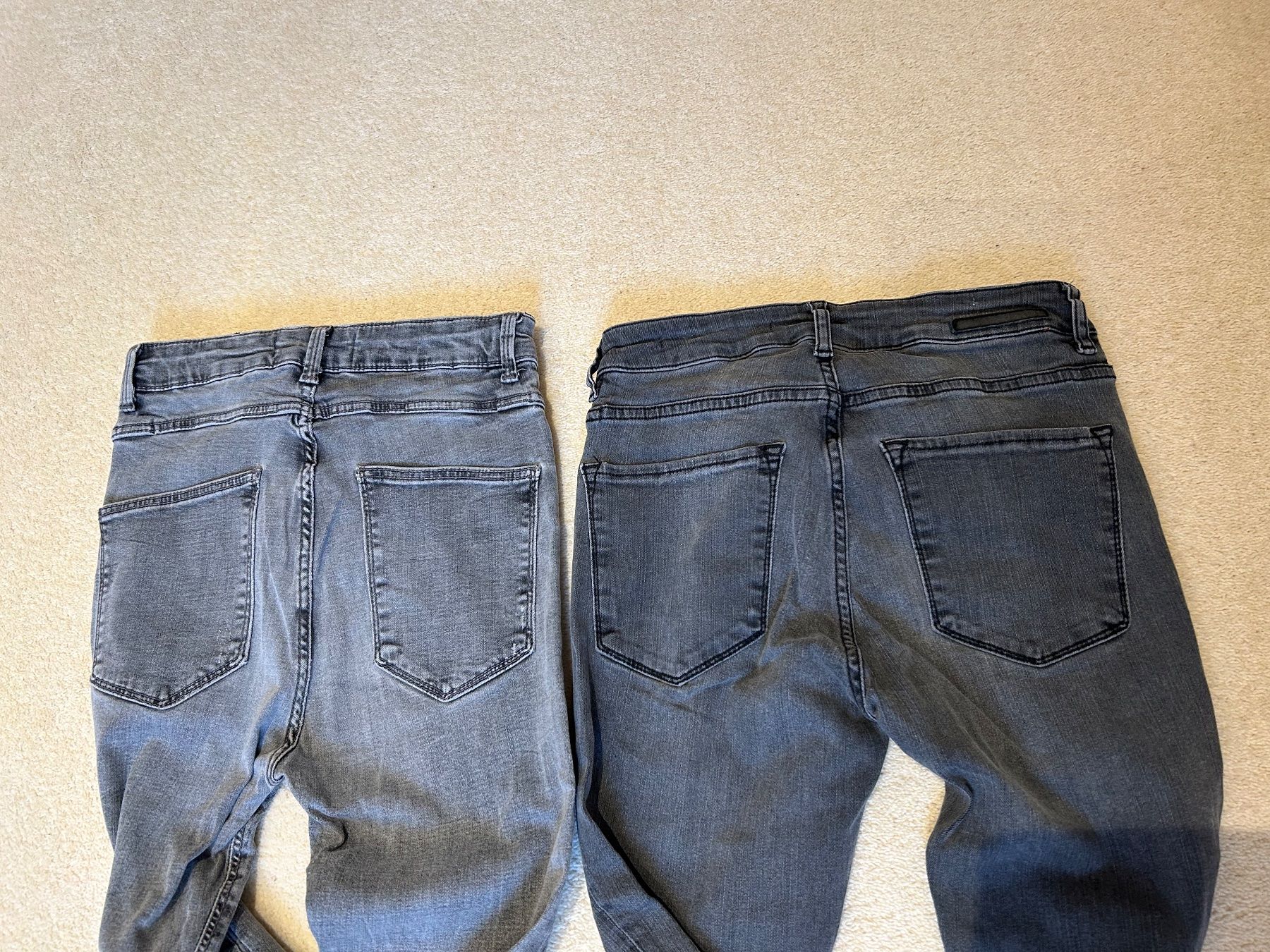 Zara Jeans: 2x Jeans ZARA / S / slimfit / grey washed – Usato da Boswil venduto da LuziaB01 2