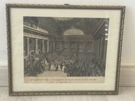 Gravure ancienne Révolution 1789 - Assemblée Nationale -