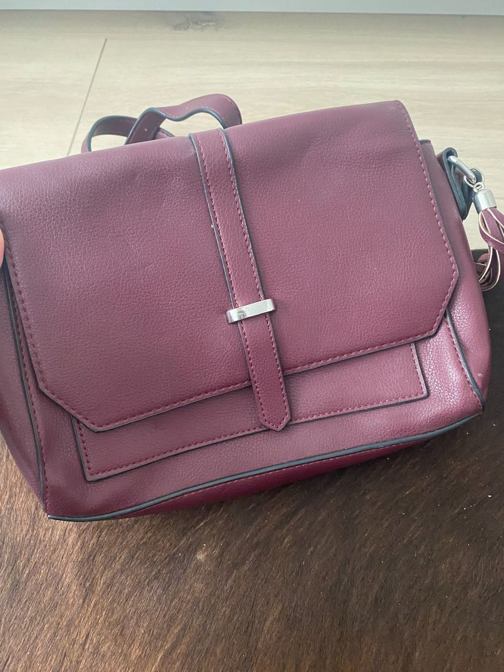 Anna Field Taschen für Damen: Bordeauxrote Umhängetasche Anna Field – Gebraucht aus Füllinsdorf von Sunnebliemli7 2