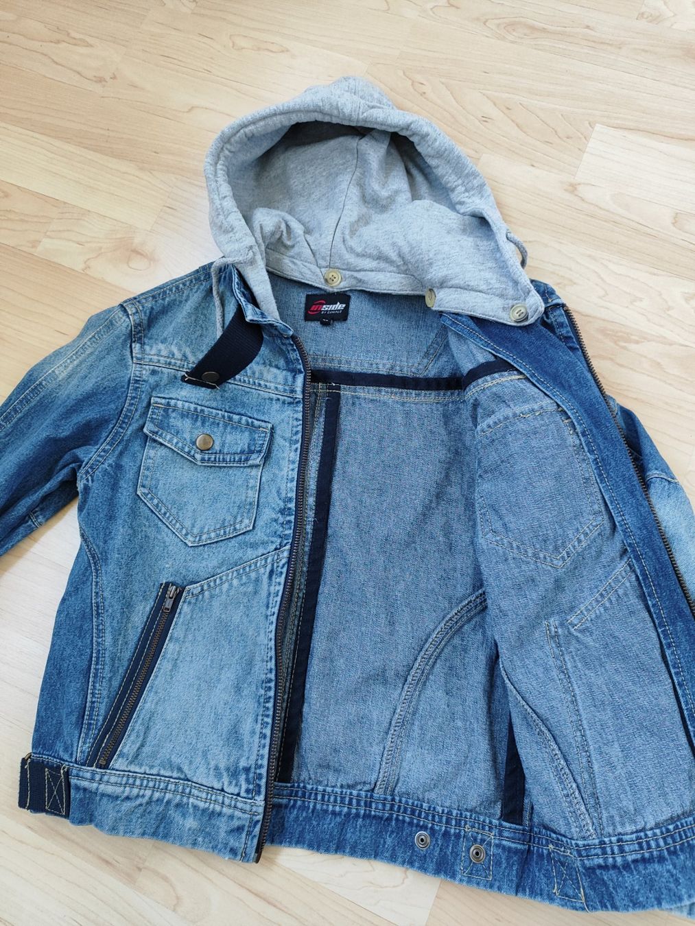Giacche & Cappotti: Coole Jeansjacke Junge Gr. 128 – Usato da Seon venduto da Mandes1 1