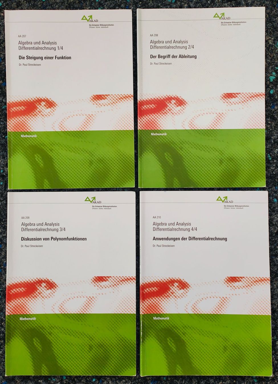 Livres: Passerelle Algebra und Analysis Differentialrechnung - AKAD – D'occasion à Dulliken par Chrisi70