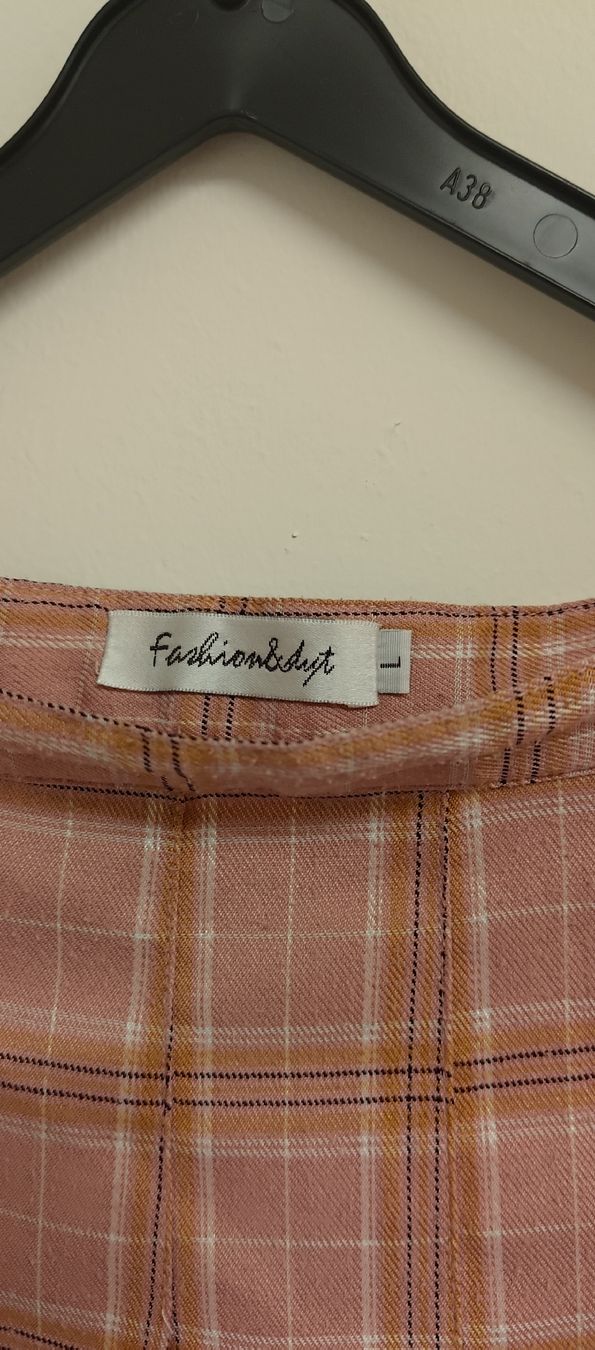Röcke: Pink Plaid Pleated Skirt – Gebraucht aus Schwerzenbach von VityaCrafts 2