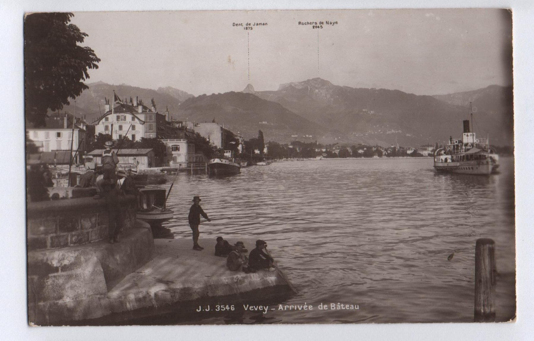 Cartoline postali: VEVEY Arrivée de Bâteau animée – Nuovo (secondo la descrizione) da Jona venduto da philajona