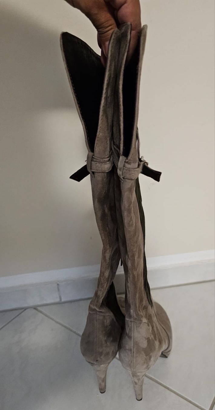 Damenschuhe: Wildleder Stiefel – Neu (gemäss Beschreibung) aus Steinmaur von Kiki_m240 3