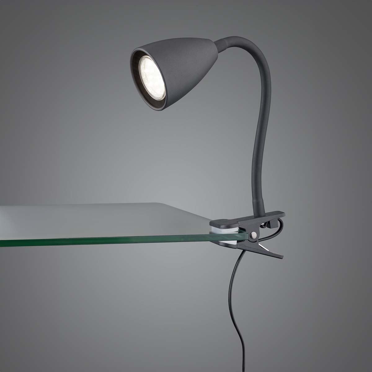 Lampade: Klemmleuchte, Schwarz, 20 cm Höhe – Nuovo (secondo la descrizione) da Kreuzlingen venduto da Smart-Light