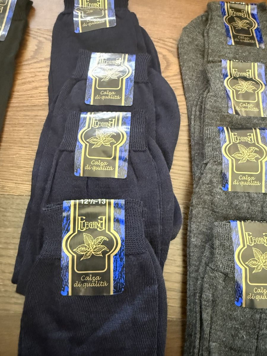 Calze: 11 Herren Socken Gr. 46-47 – Nuovo e nell'imballaggio originale da Zürich venduto da Fabrizio1978 1