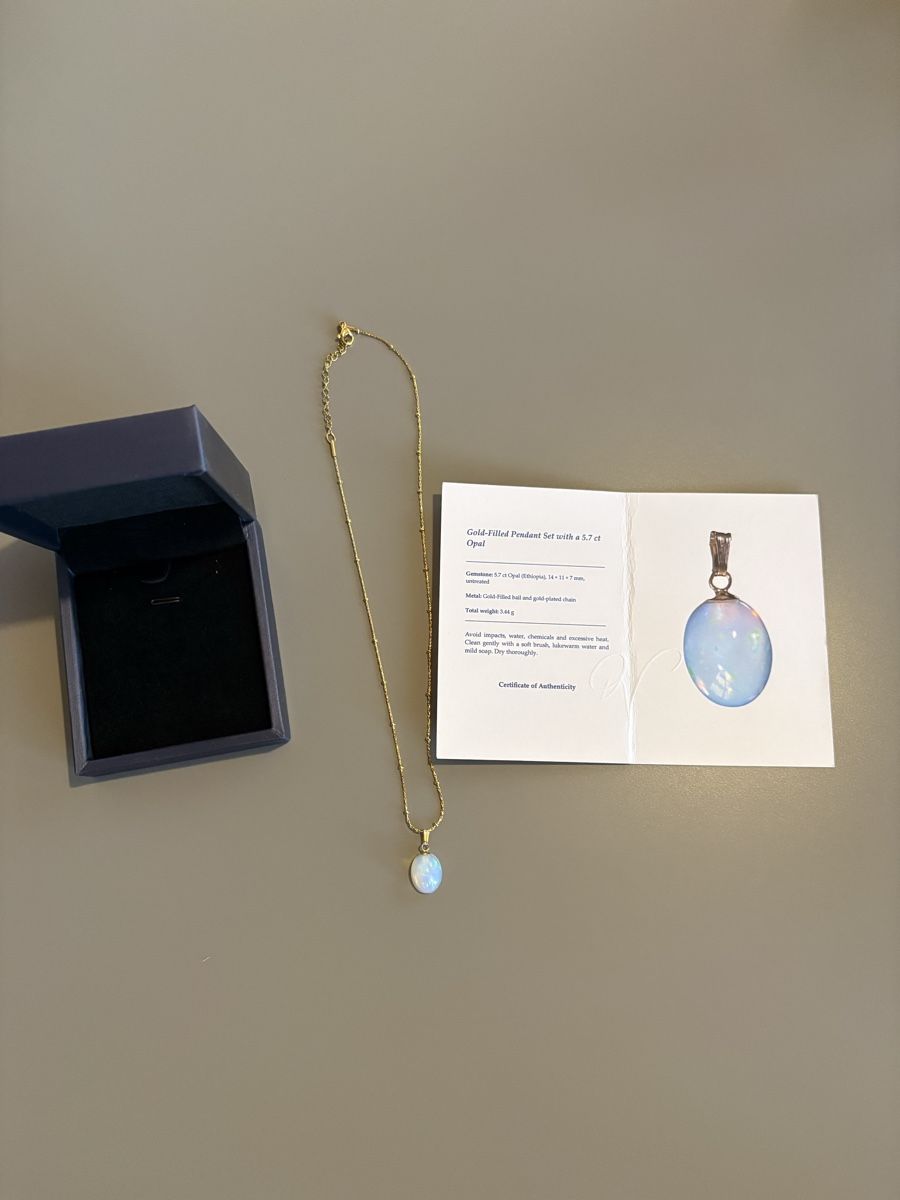 Catenine: Opal mit vergoldeter Kette  – Nuovo e nell'imballaggio originale da Bolken venduto da Romeo80 2
