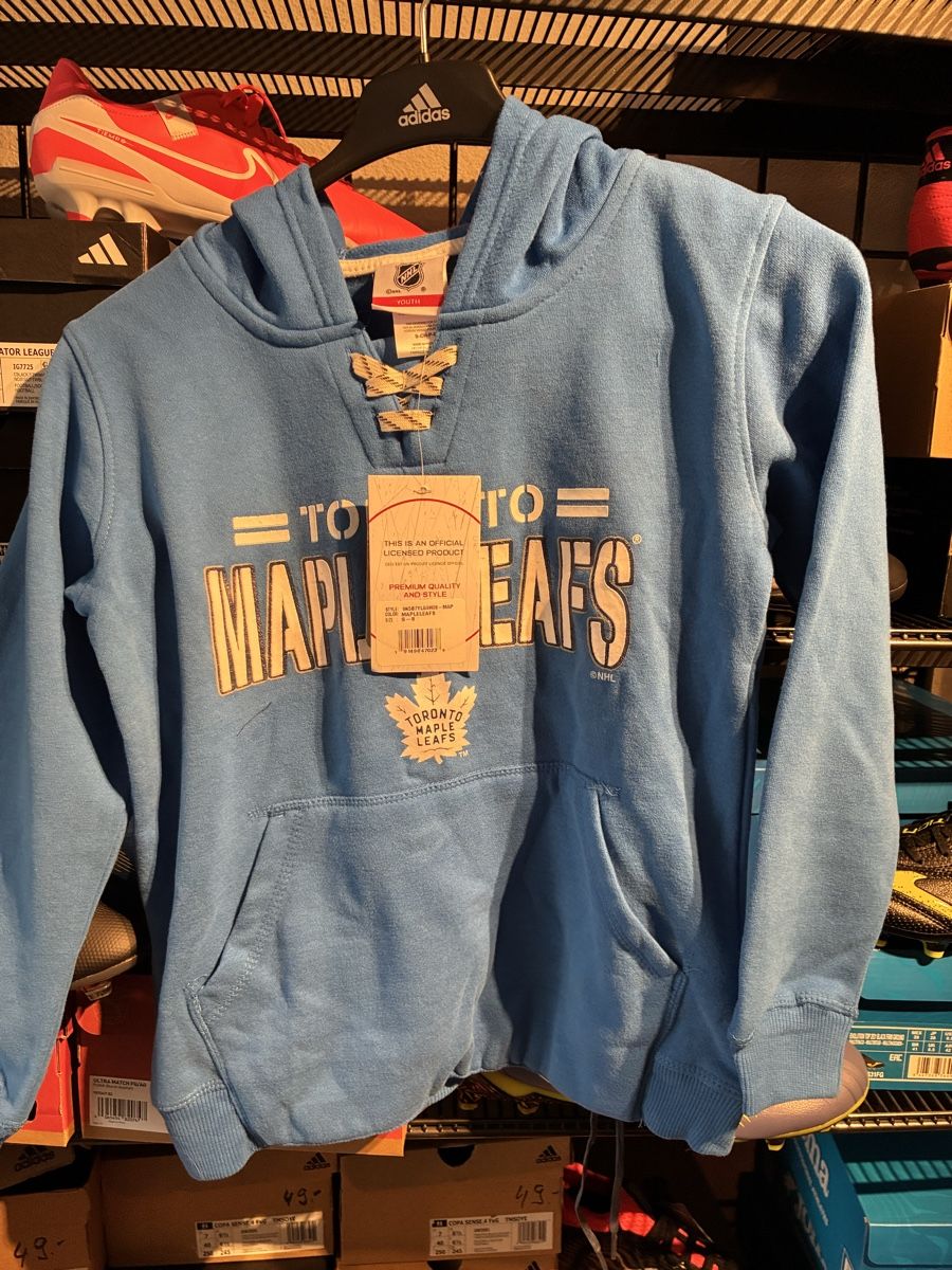 Maglioni & Felpe: Toronto Maple Leafs Kapuzenpullover blau Grösse S neu – Nuovo e nell'imballaggio originale da Zürich venduto da Msirco