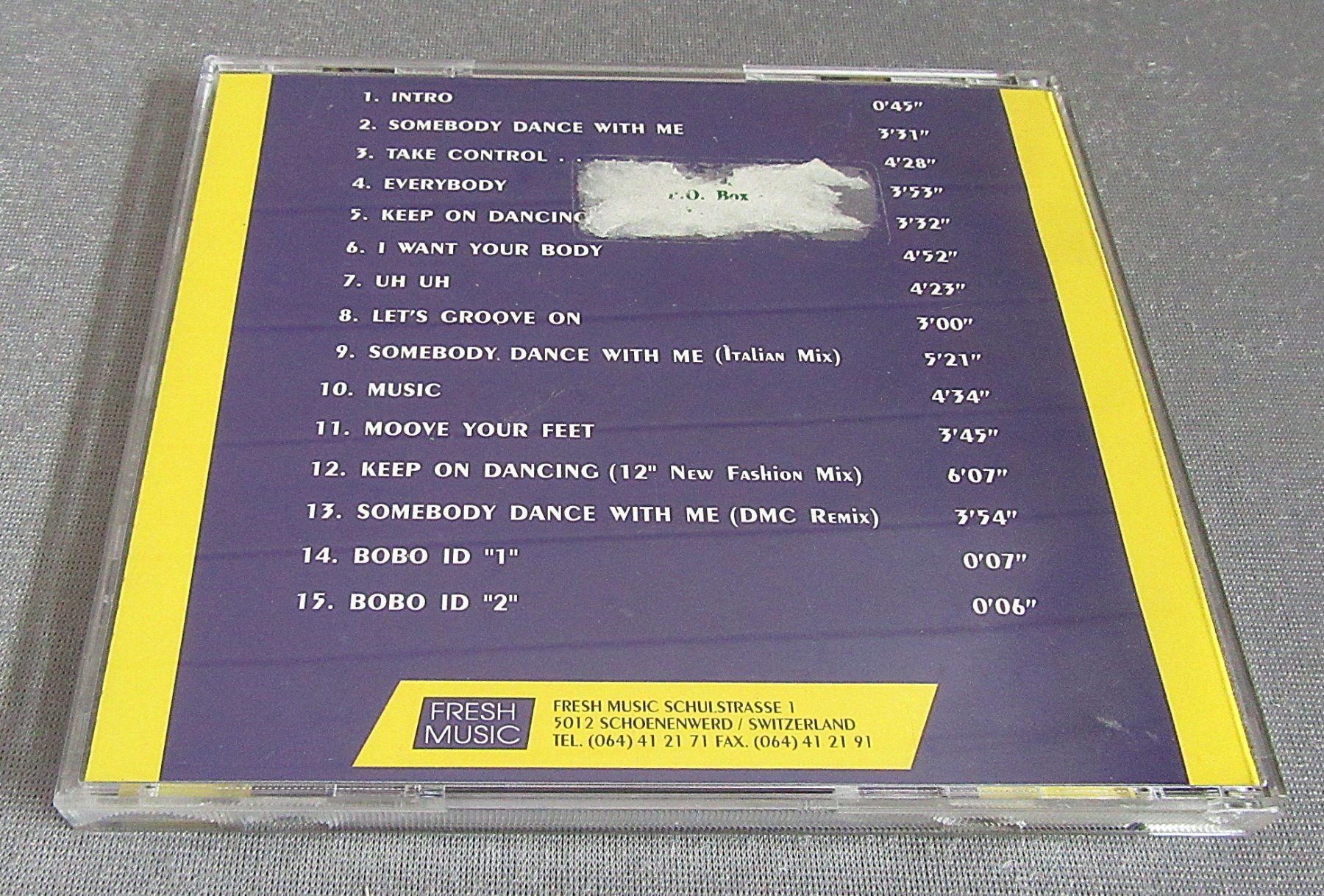 CD: CD - D. J. Bobo - Dance with me – Usato da Auenstein venduto da Padabimbim 1