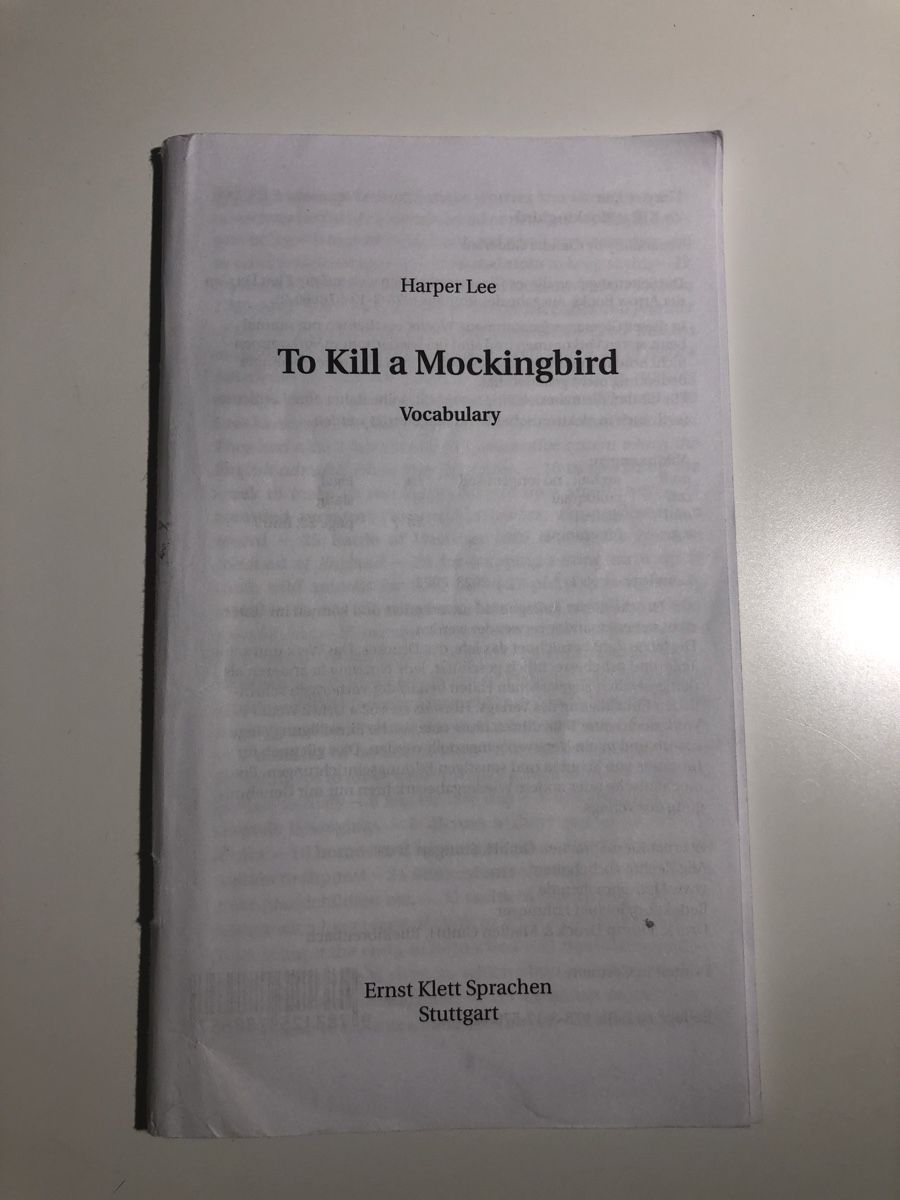 Bücher: To kill a mockingbird / Harper Lee – Neu (gemäss Beschreibung) aus Zuchwil von simge_1907 2