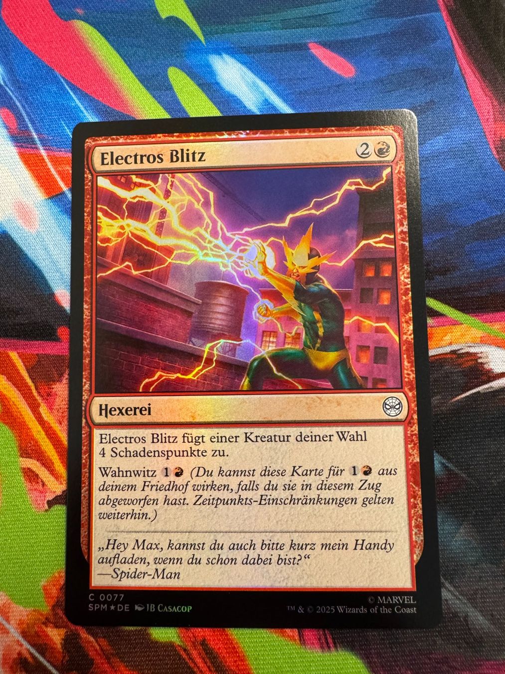 Magic The Gathering Carte collezionabili: Electros Blitz - Foil - Marvel's Spider-Man - Magic – Nuovo (secondo la descrizione) da Bülach venduto da Pfrenzel