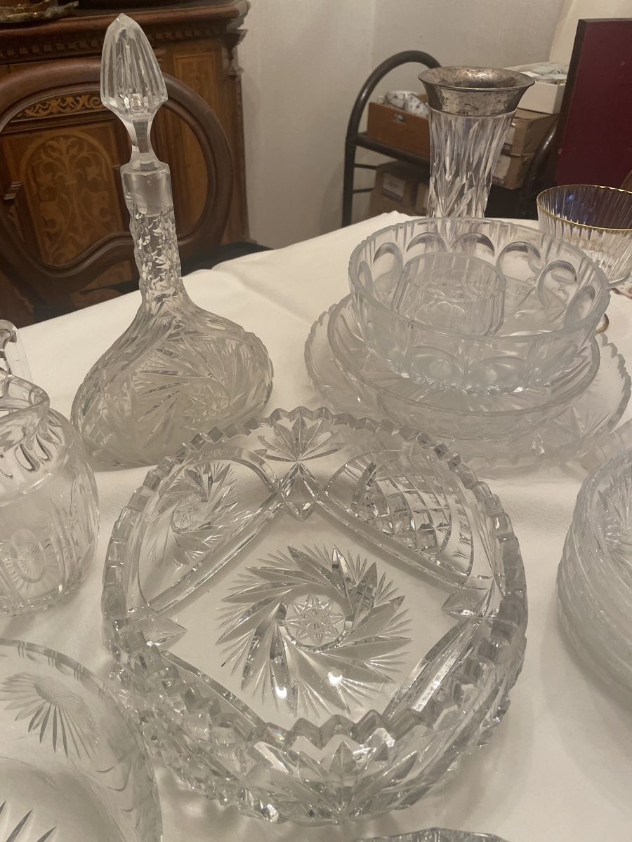 Set di piatti: Lot de vaisselle en cristal – Usato da Vernier venduto da Cocopschit 3