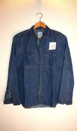 Jeanshemd von ZARA, Grösse XS, neuwertig!