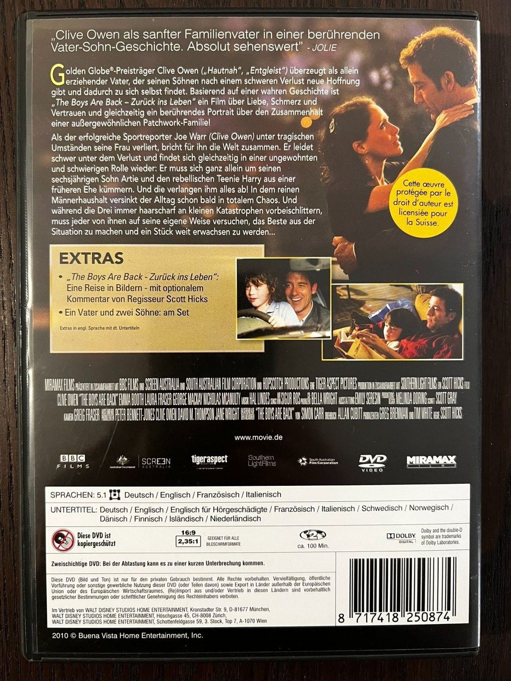 Tutti i DVDs: The Boys Are Back – Usato da Zürich venduto da FilmFreunde 1