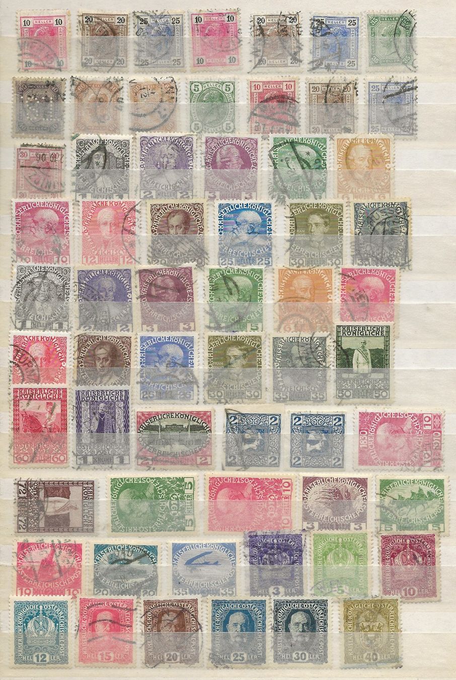 Tutti i francobolli: Autriche lot 1904 ... – Usato da Sion venduto da PierreP01