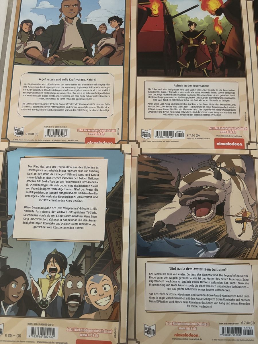 BD: Comics Avatar Der Herr der Elemente – D'occasion à Uetikon am See par Winnieclaudia 5