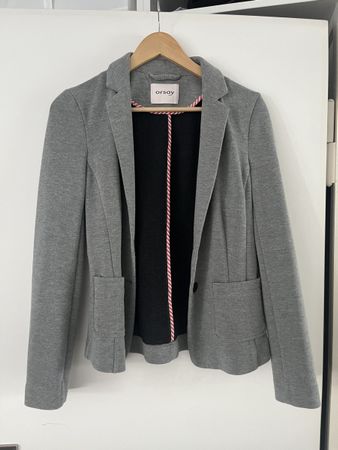 Blazer Orsay Grösse S, Grau meliert