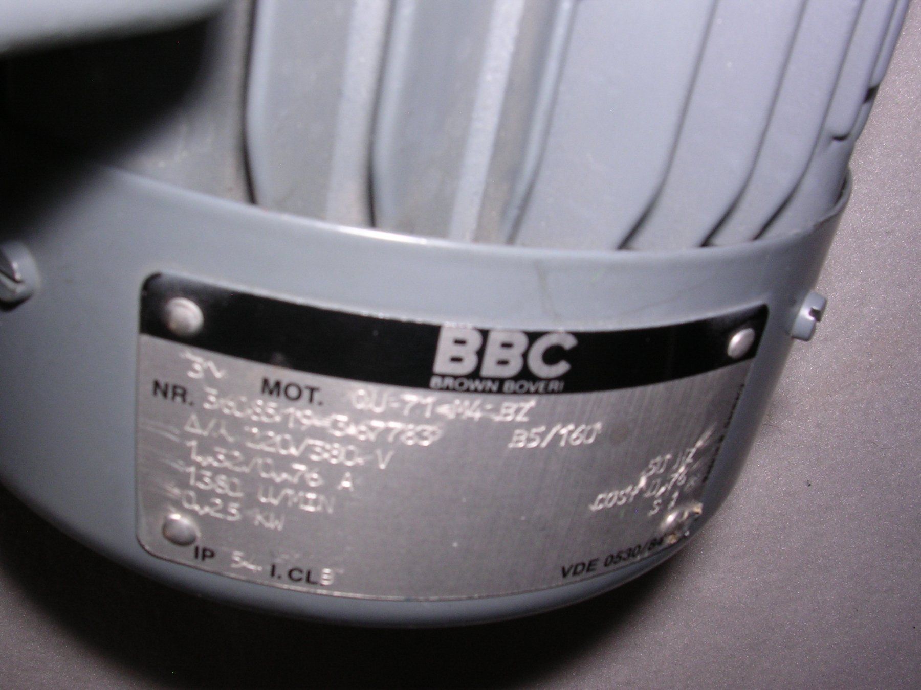 ABB  Motori: Drehstrommotor BBC QU 71 M4 BZ – Nuovo (secondo la descrizione) da Trun venduto da Romi066 4