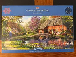Gibsons Puzzle Cottage by the Brook 636 Teile