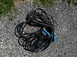 Verlängerungskabel 20m blau Stecker Kupplung Industriequa...