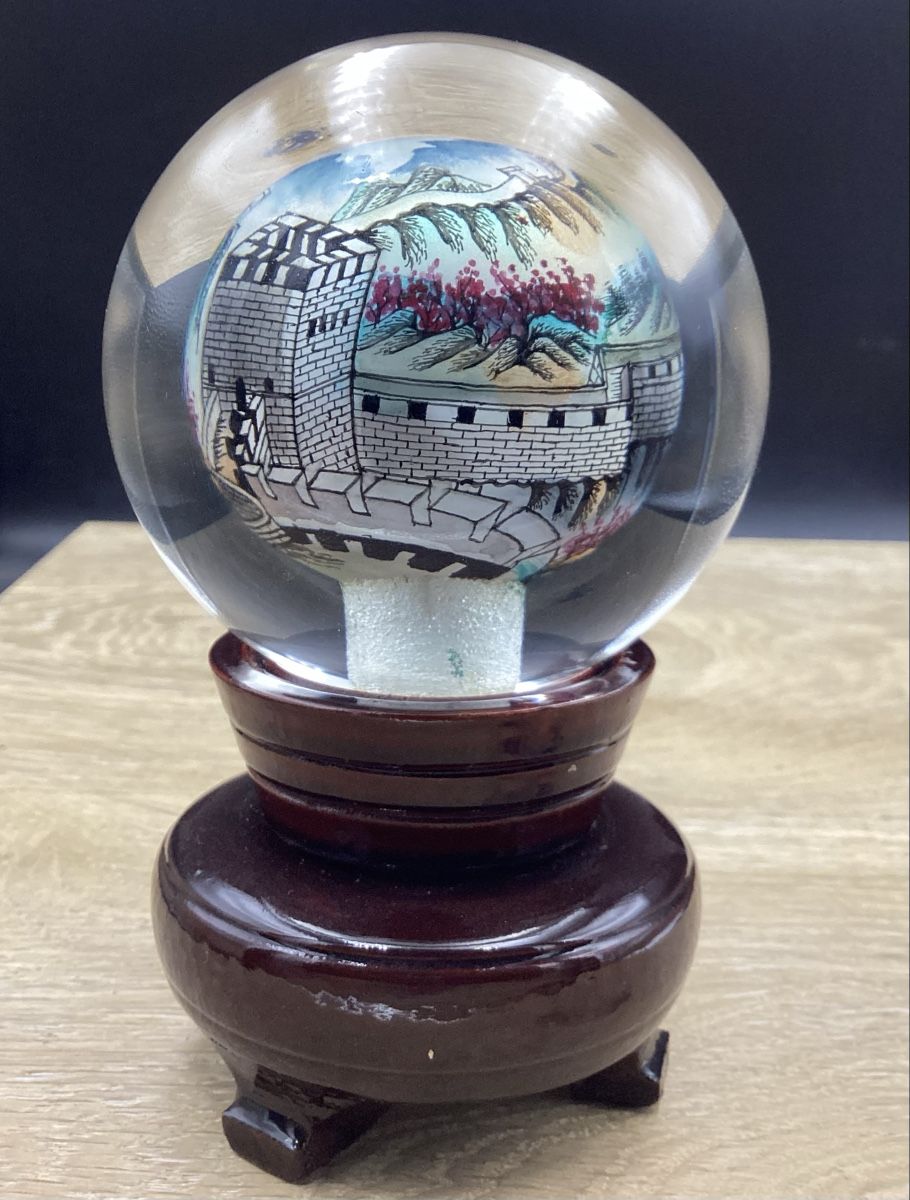 Alle Dekorationen: Globe de verre peint à la main, Chine. – Gebraucht aus Agiez von Beve15 2