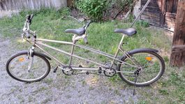 Tandem Fahrrad Decathlon älter - doch fast nie gefahren