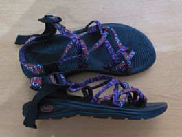 CHACO Damen Outdoor Trekking Sandalen - 38 - Violett / Rot