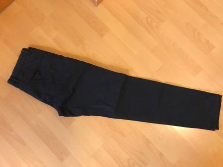 Herren-Chino-Hose dunkelblau, Grösse 48