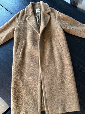 Leo Wollmantel in beige