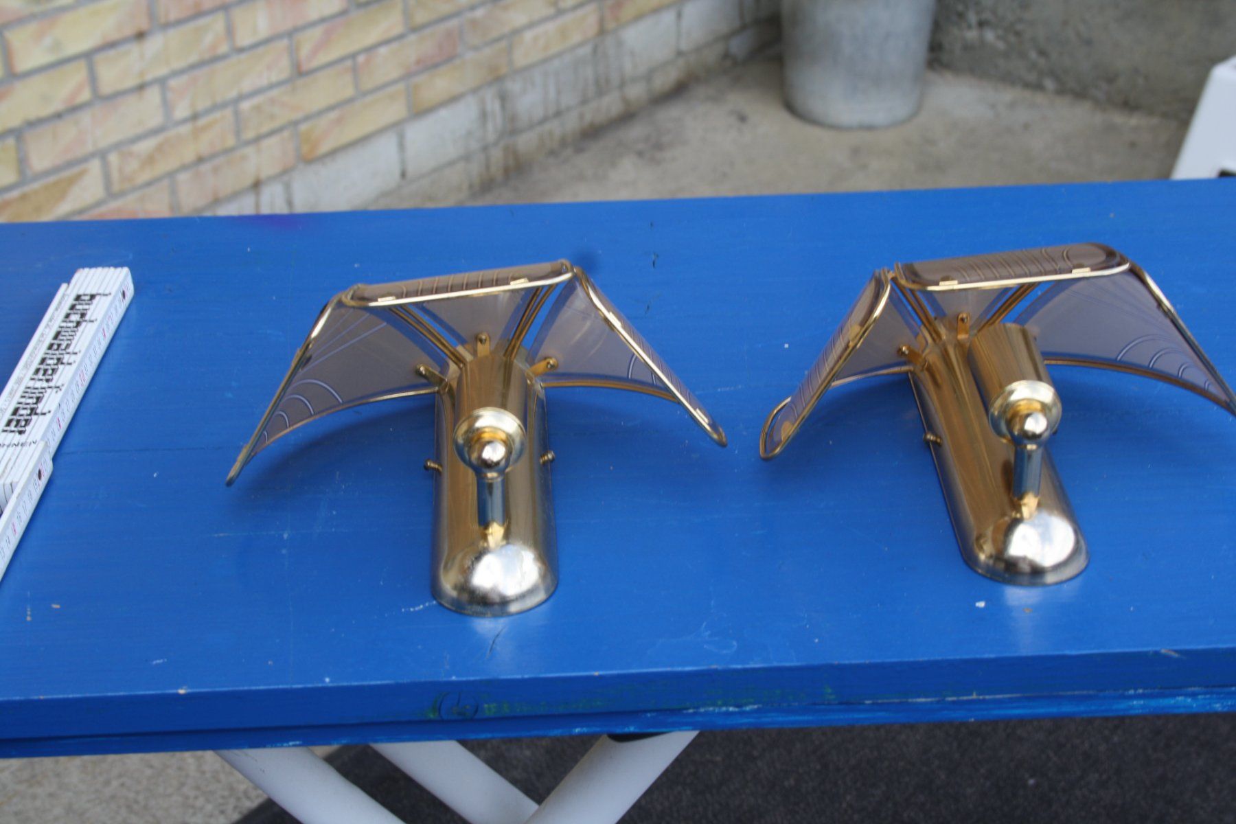 Lampen: 2 VINTAGE WANDLAMPEN – Gebraucht aus Wauwil von Pneuedy 8