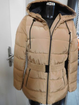 MORE & MORE wunderschöne DAUNEN Jacke Gr.36 caramel NEU
