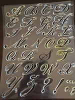 Stempel Set Buchstaben Alphabet Schreibschrift