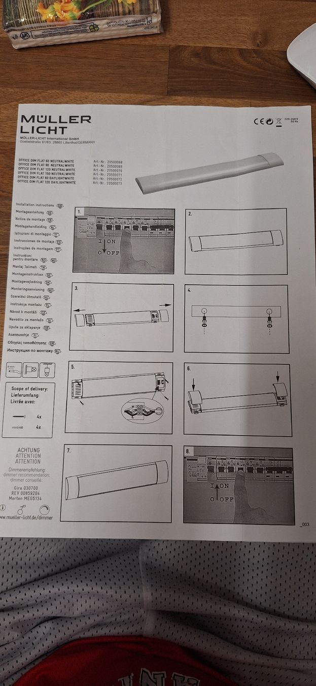 Lampadari & plafoniere: Deckenlampe mit Dimmfunktion und Dimmer – Usato da Zürich venduto da kingliKe93 3